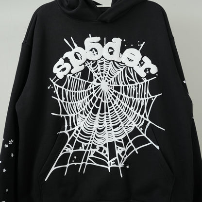 Sp5der OG Web Hoodie Black