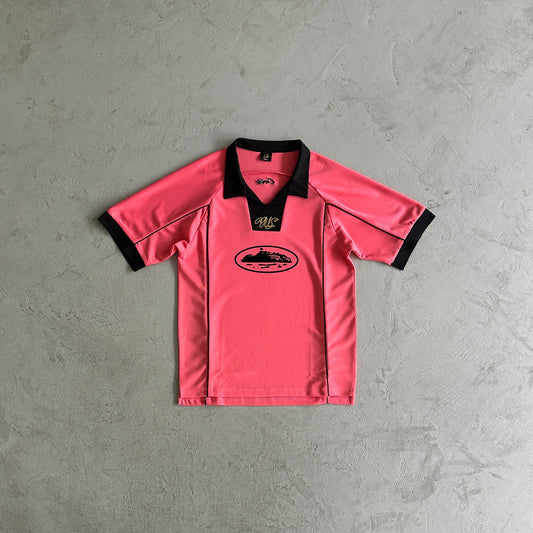 Corteiz Talismo Football Jersey Pink