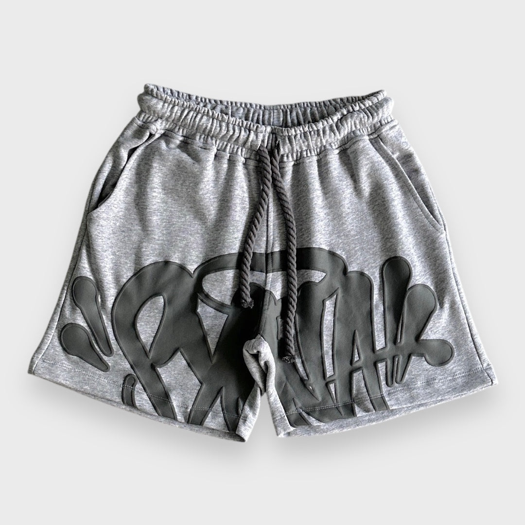 SYNA WORLD LOGO SHORT SET GREY