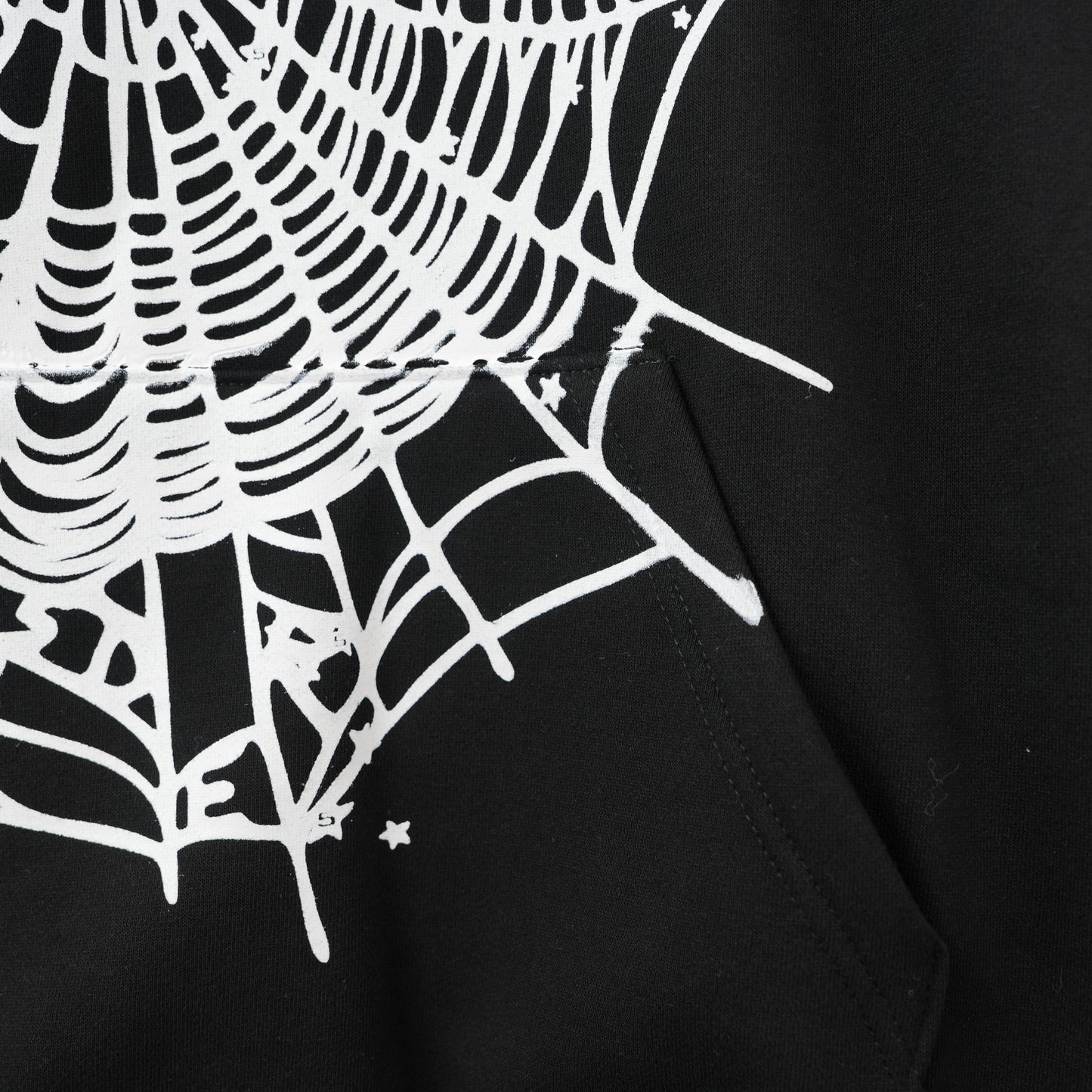 Sp5der OG Web Hoodie Black