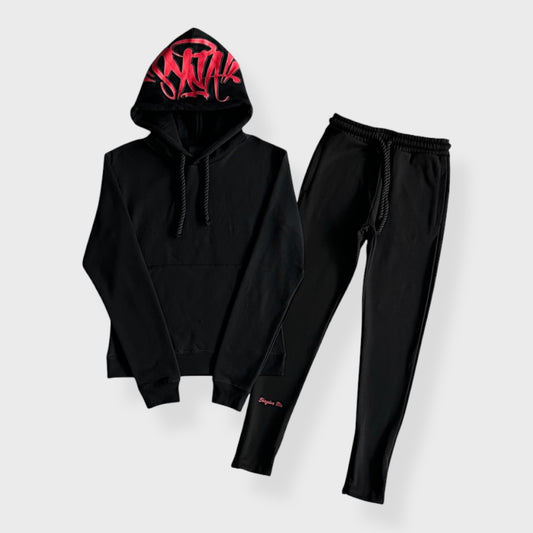 SYNA WORLD SYNA LOGO TRACKSUIT BLACK/RED