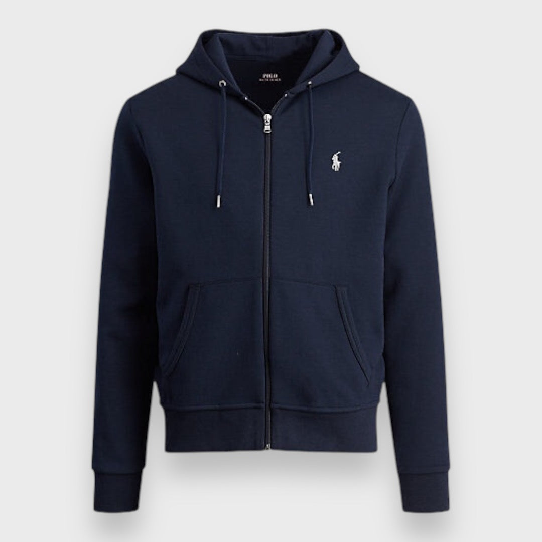 Polo Ralph Lauren Polo Pony Embroidered Zip-Up Hoodie Navy