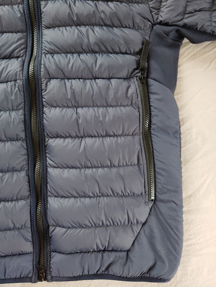 Stone Island 2017 Navy Micro Yarn Hooded Puffer Jacket