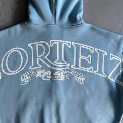 Corteiz Superior Royale Zip Hoodie Baby Blue