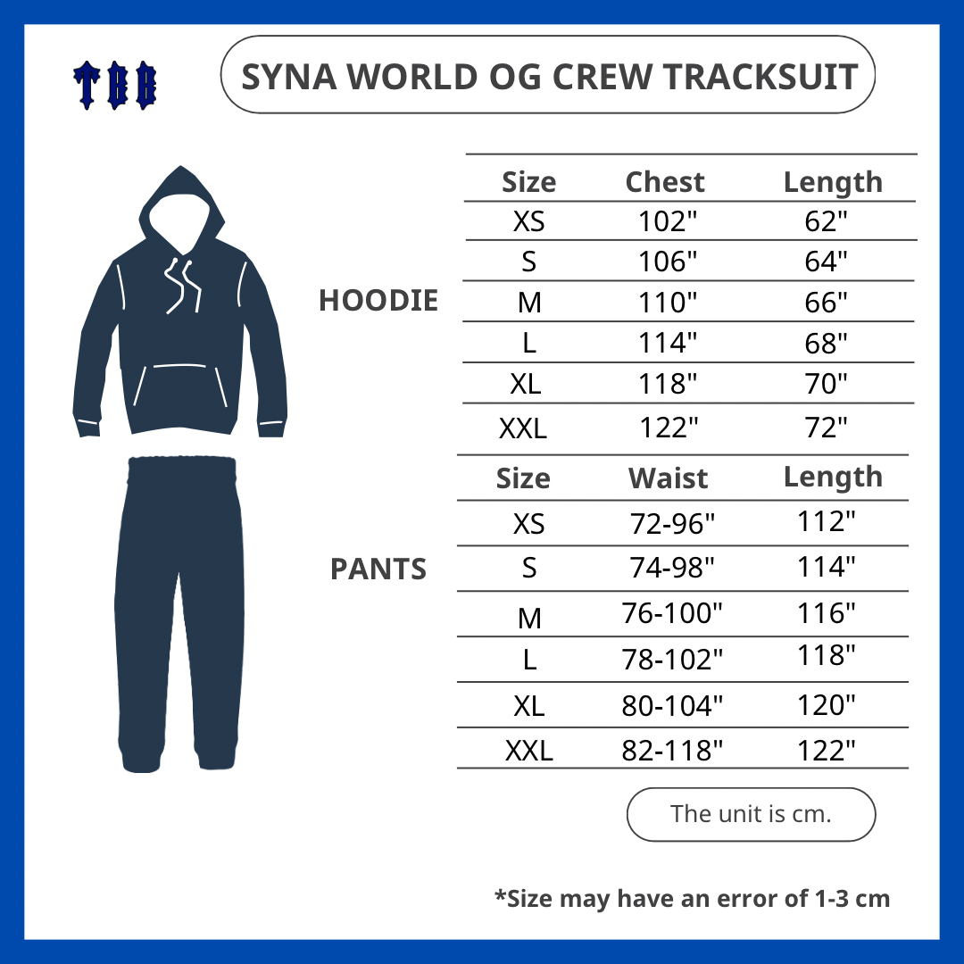 SYNA WORLD OG CREW TRACKSUIT - GREY