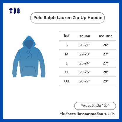 Polo Ralph Lauren Polo Pony Embroidered Zip-Up Hoodie Navy